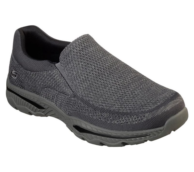 Skechers Relaxed Fit: Creston - Barron - Mens Slip On Shoes Grey [AU-OM0617]